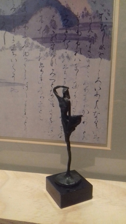 Verbronsde sculptuur * KIJK NAAR DE TOEKOMST *  kopen? Bied vanaf 26!