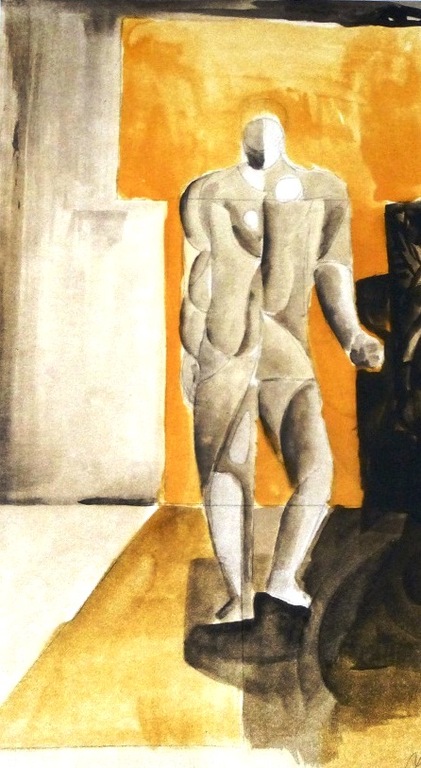 Sandro Chia, grote litho: Figura, handgesigneerd en genummerd verkocht voor € 250!