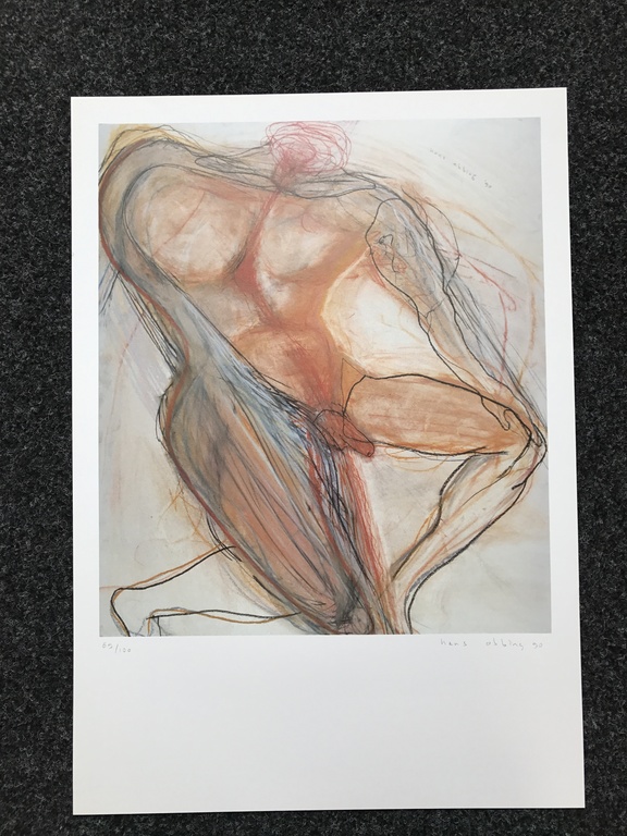 HANS ABBING 1 originele zeefdruk voor t AIDS Fonds 1990 kopen? Bied vanaf 1!