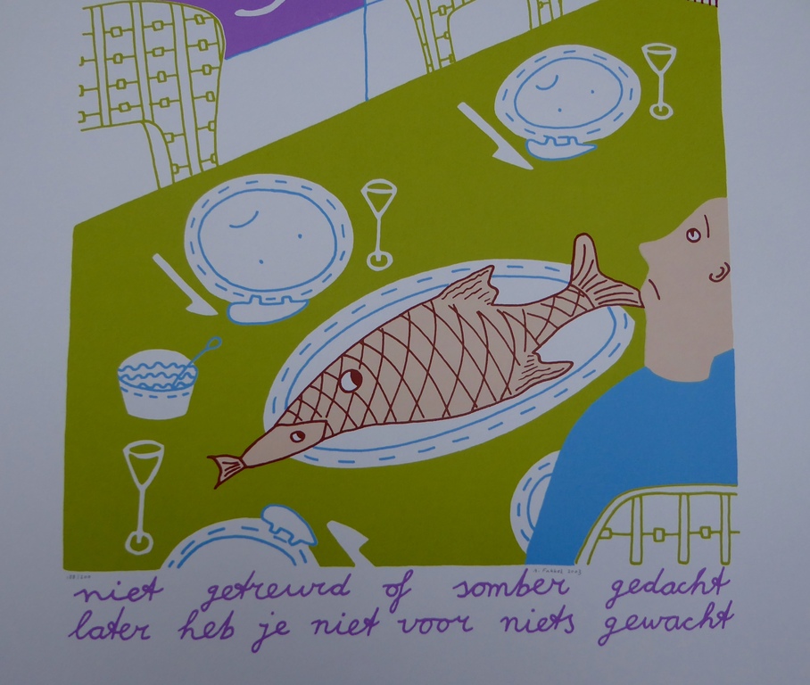 Arjenne Fakkel zeefdruk uit 2003. kopen? Bied vanaf 1!