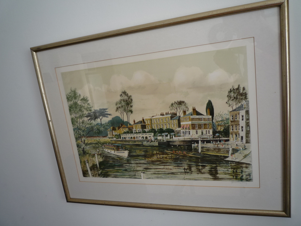 Jeremy King, White Cross Hotel river sc.,kleurenlitho 68/250 kopen? Bied vanaf 50!