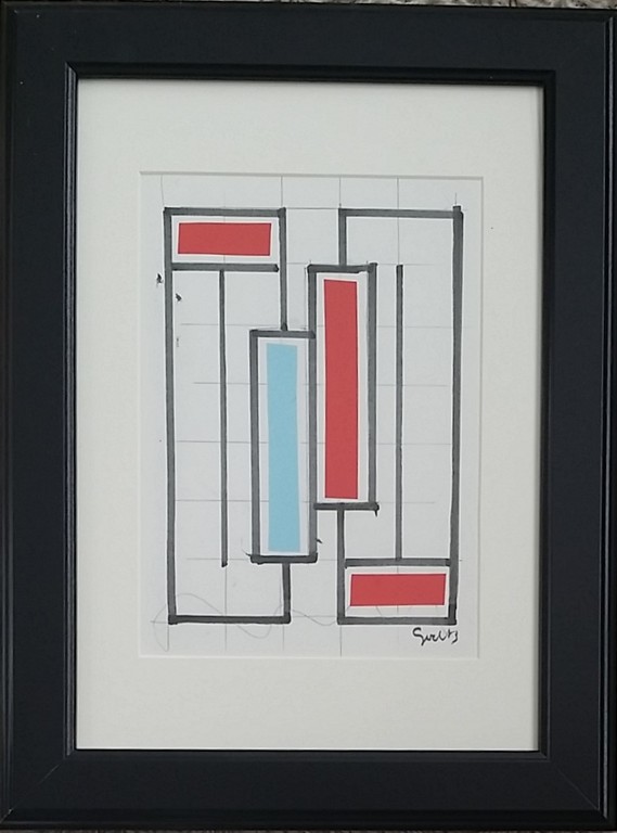 Siep van den Berg - Siep van den Berg - Inkt Collage op papier  kopen? Bied vanaf 1!