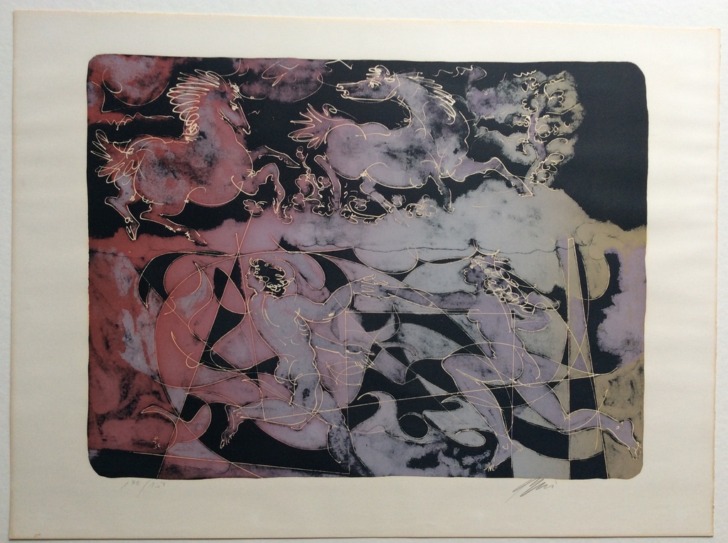 Hans Erni, lithografie, 1972 kopen? Bied vanaf 195!
