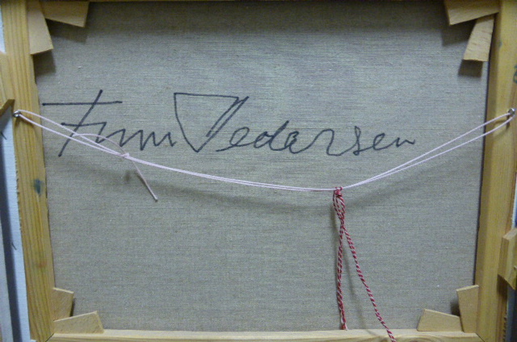 Finn Pedersen Olie op doek Compositie kopen? Bied vanaf 545!