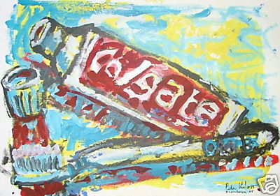 Mooi Olieverf Schilderij Peter Klashorst verkocht voor € 325!