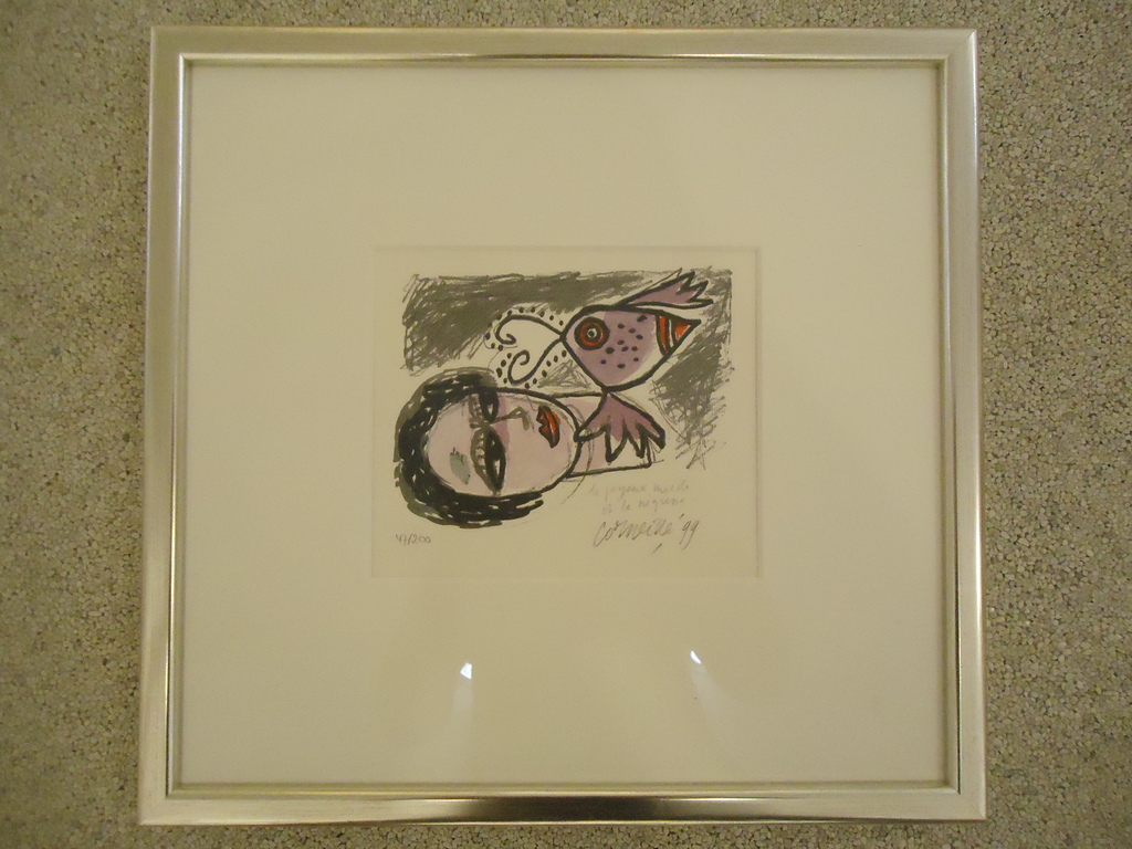 Corneille Zeefdruk "Le Joyeux insecte et la tigresse" 41x43cm kopen? Bied vanaf 100!