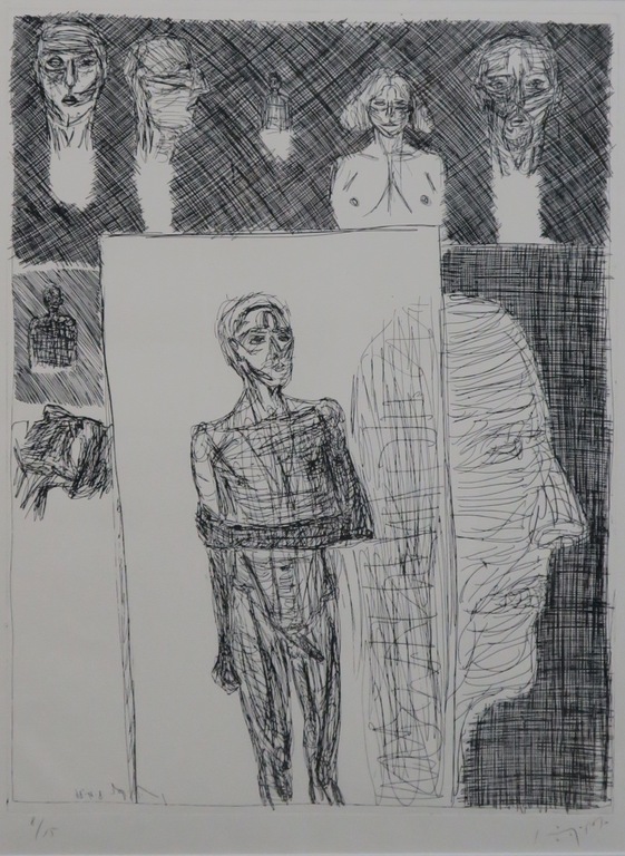 Jan van der Pol: Ets, Z.T. - Ingelijst kopen? Bied vanaf 40!