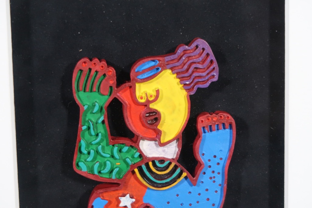 Clemens Briels: Handbeschilderde plaquette, Bailarin del sol - Ingelijst kopen? Bied vanaf 35!