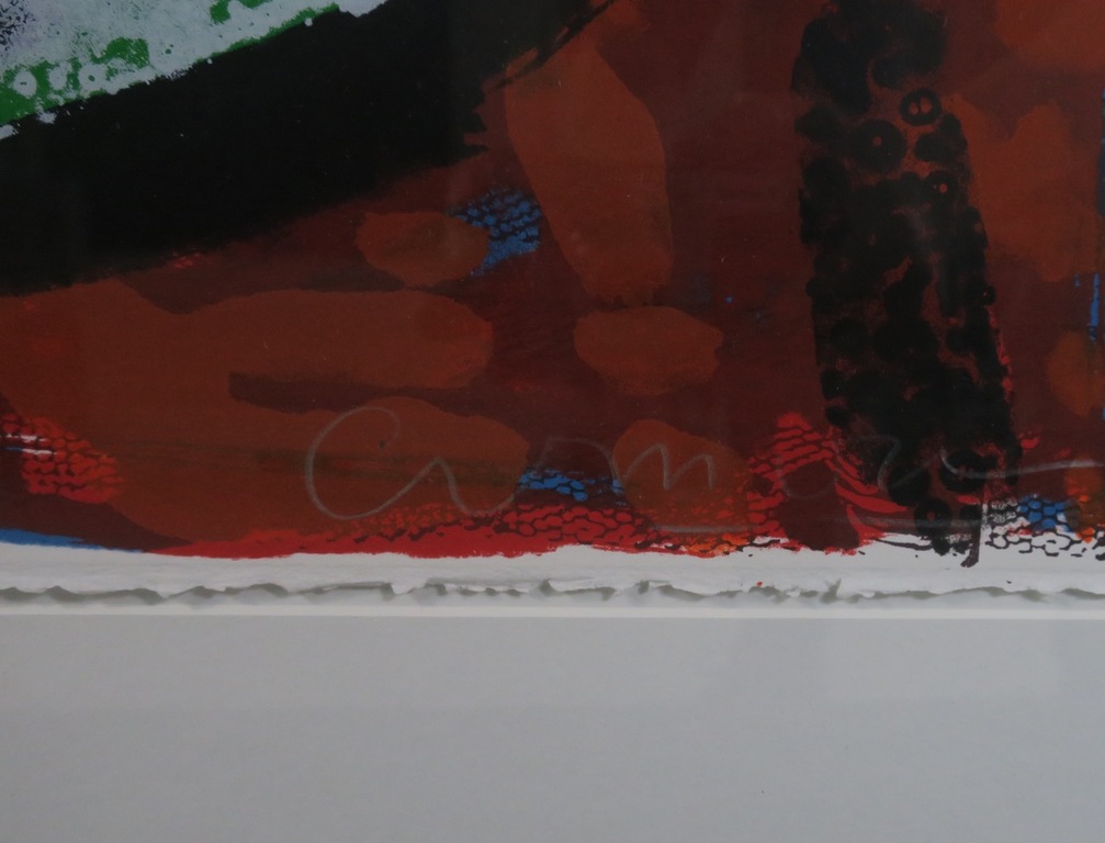 Cees Dolk: Zeefdruk, Dish 10 - Ingelijst kopen? Bied vanaf 35!