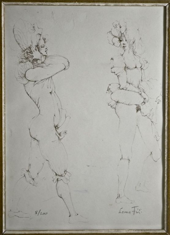Leonor Fini: Litho. Erotische voorstelling. Ingelijst kopen? Bied vanaf 1!