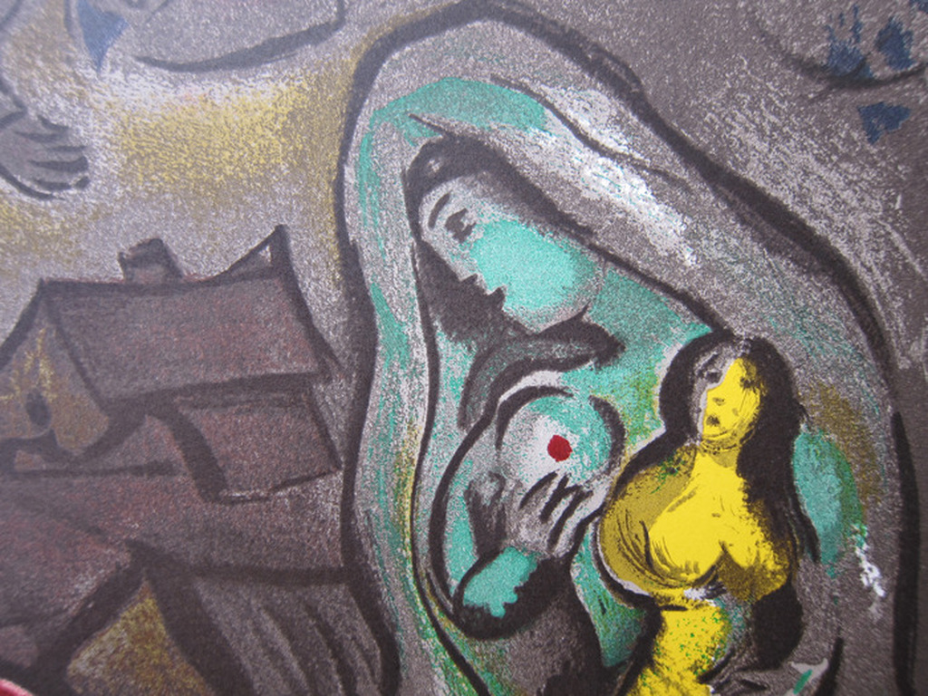 prachtige litho Les Ames Mortes van Marc Chagall kopen? Bied vanaf 1!