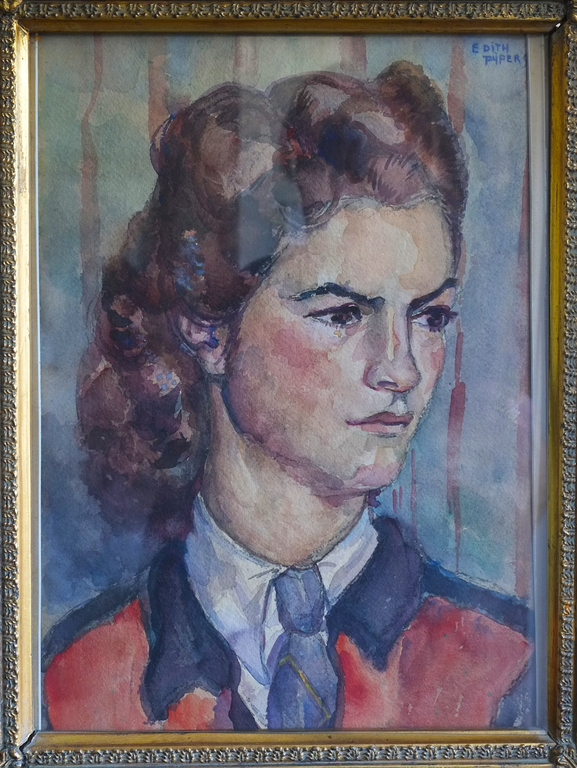 Portret van jonge vrouw, gesigneerd kopen? Bied vanaf 80!