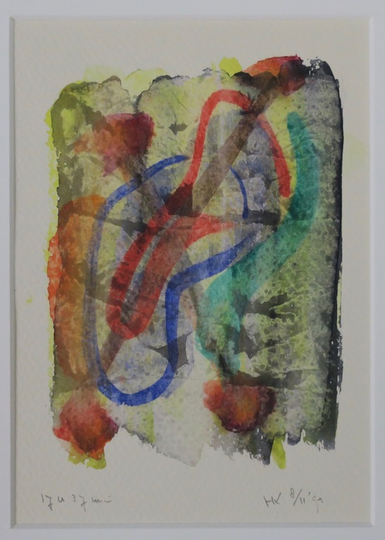 Hans Kuijs: Aquarel, Z.T. abstract kopen? Bied vanaf 1!