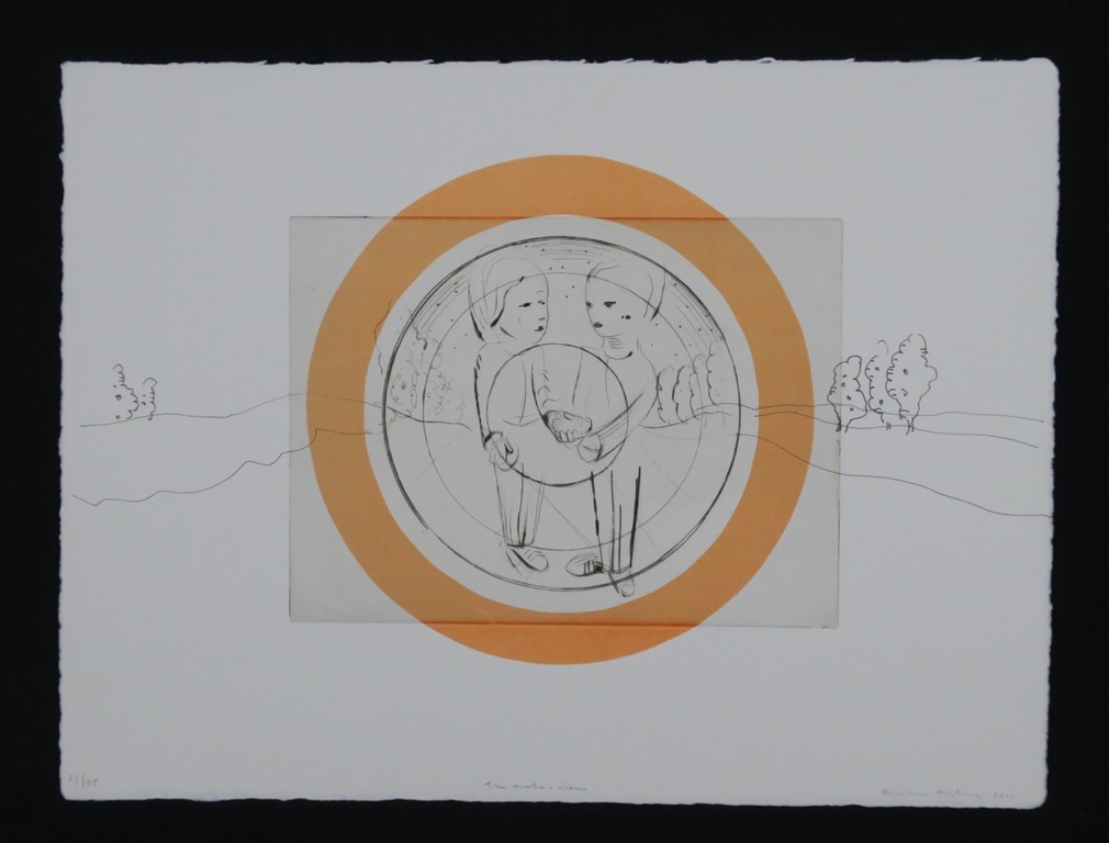 Rinke Nijburg: Ets en litho, Snake's view kopen? Bied vanaf 1!