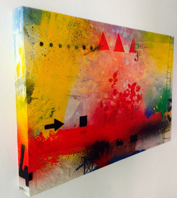 Theo koster, gemengde techniek, het klaart op kopen? Bied vanaf 1!