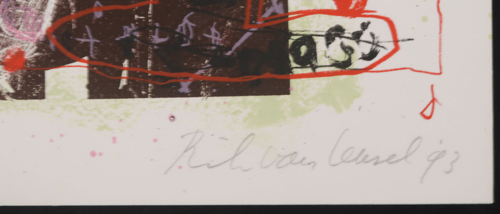 Rik van Iersel: Litho, Z.T. kopen? Bied vanaf 35!