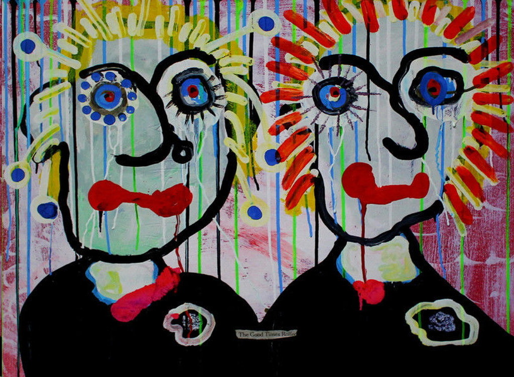 Kleurengiglée - ' The Good Times ' - 2014 - gesigneerd en genummerd - oplage 75 verkocht voor € 69!