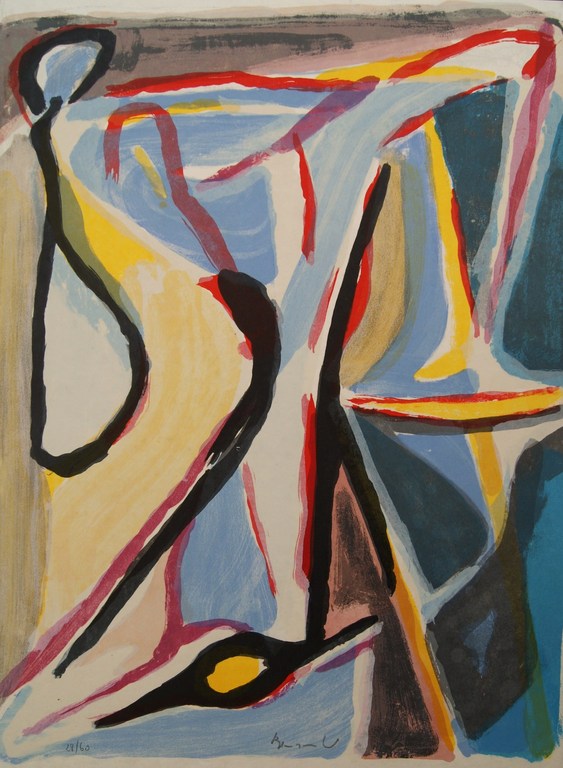 Bram van Velde litho op Japans papier uit 1978. kopen? Bied vanaf 425!