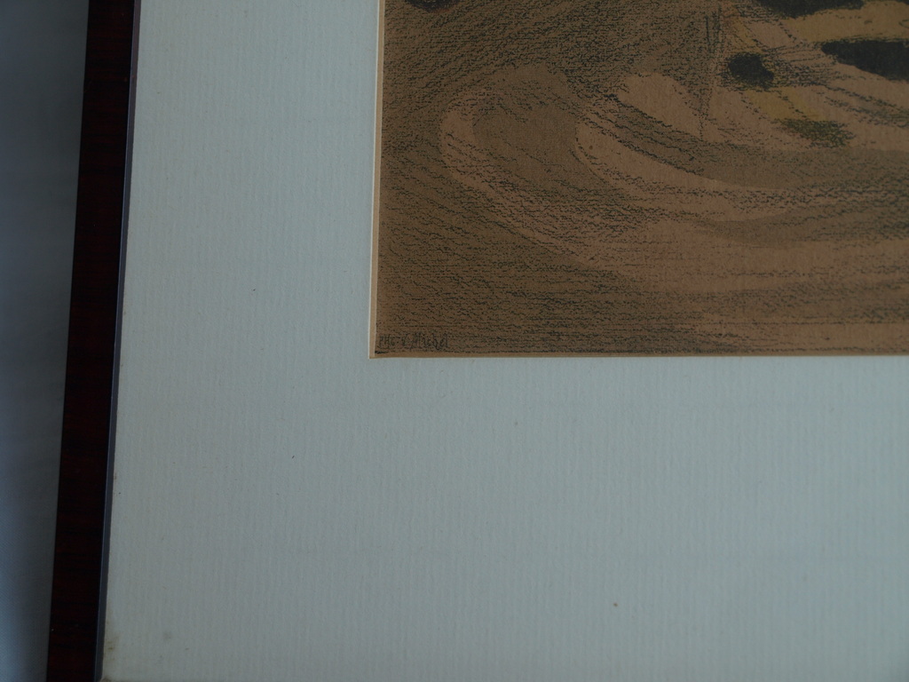 Onbekend : Prent , Flirten in Zee – ingelijst – oud kopen? Bied vanaf 1!