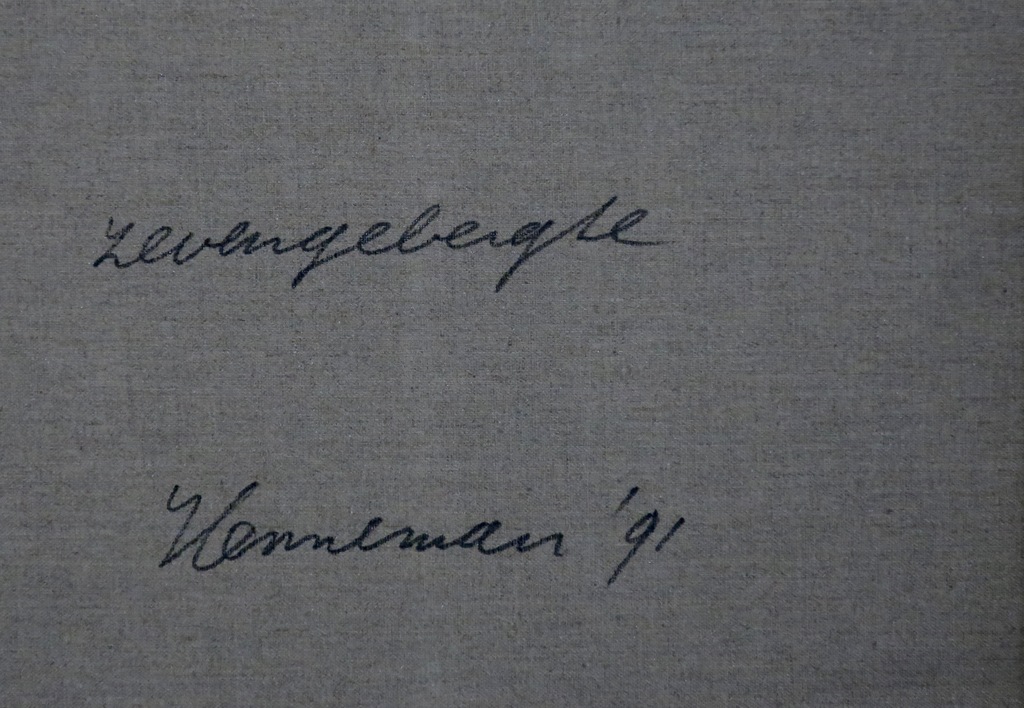 Jeroen Henneman: Olieverf op doek, Zevengebergte - Ingelijst kopen? Bied vanaf 500!