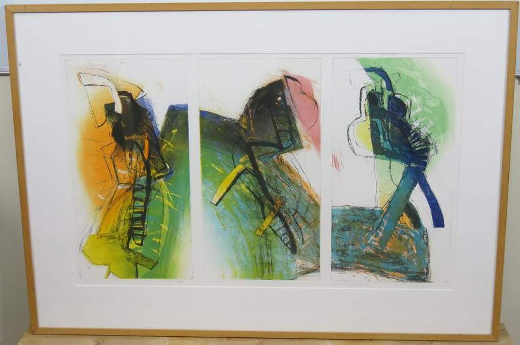Hans Vredegoor: Ets/Aquatint, Trits - Ingelijst (groot) kopen? Bied vanaf 70!