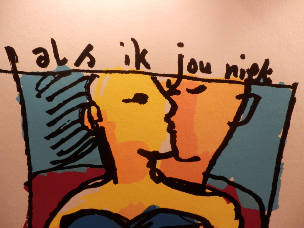 HERMAN BROOD, Gelimiteerde en HANDGESIGNEERDE GR Zeefdruk  ALS IK JOU NIET HAD kopen? Bied vanaf 1!