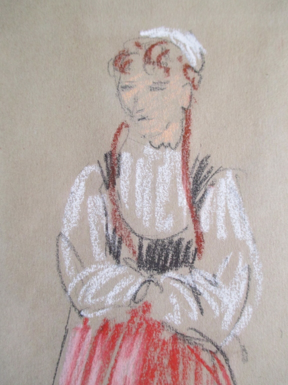 Erika Visser, ingelijste tekening kopen? Bied vanaf 25!