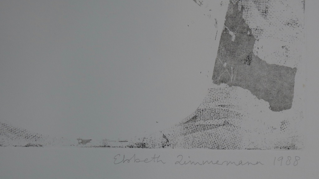 Elsbeth Zimmerman: Ets en Aquatint, Mand kopen? Bied vanaf 1!