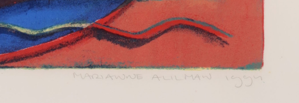 Marianne Aulman: Litho, Misterio del mar II - Ingelijst kopen? Bied vanaf 1!