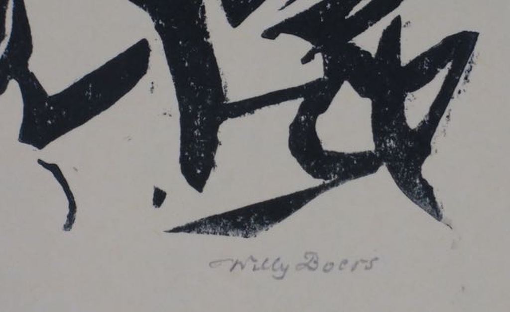 Willy Boers: Litho, Zonder titel (Creatie 1952) kopen? Bied vanaf 1!