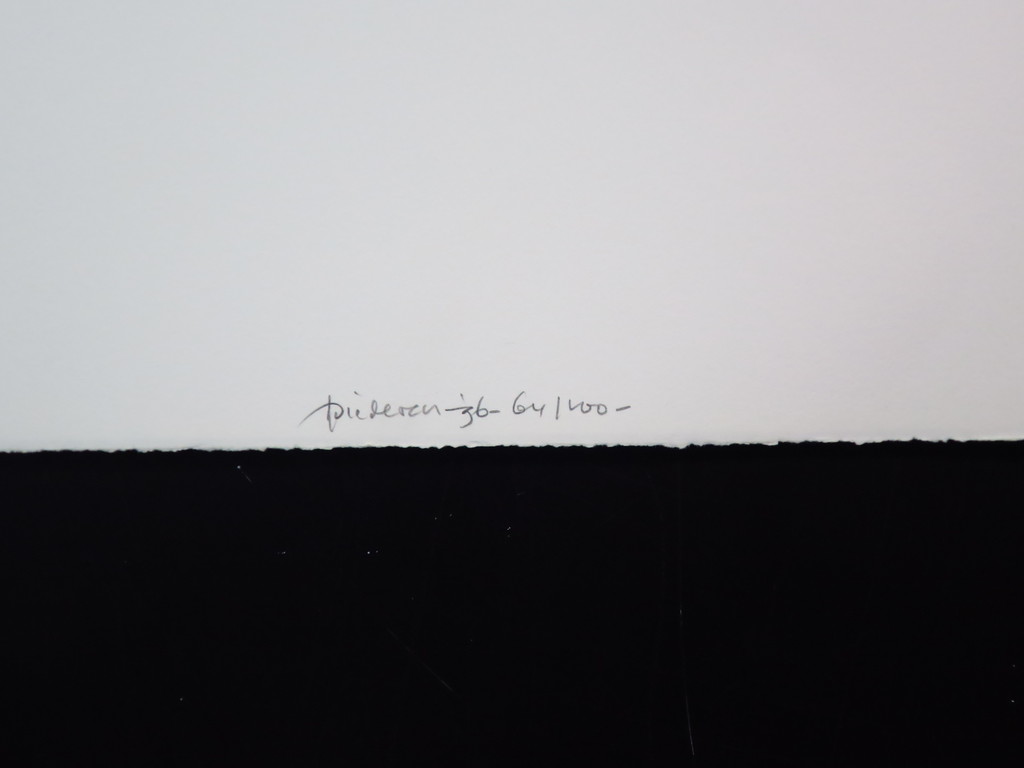 Jef Diederen: Litho, Zonder titel (rode zon) kopen? Bied vanaf 1!