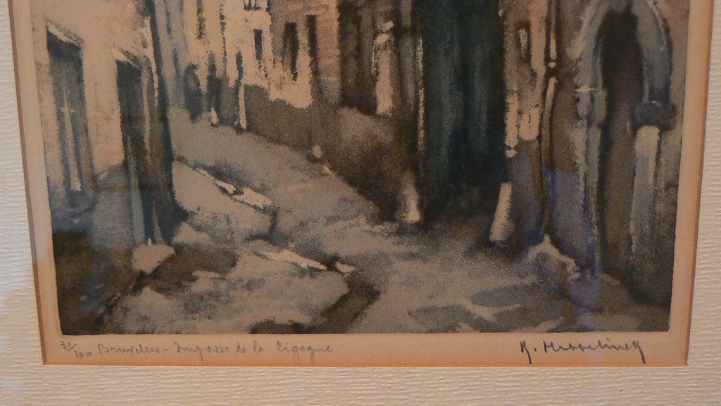 Roger Hebbelinck  -- drie etsen kopen? Bied vanaf 85!