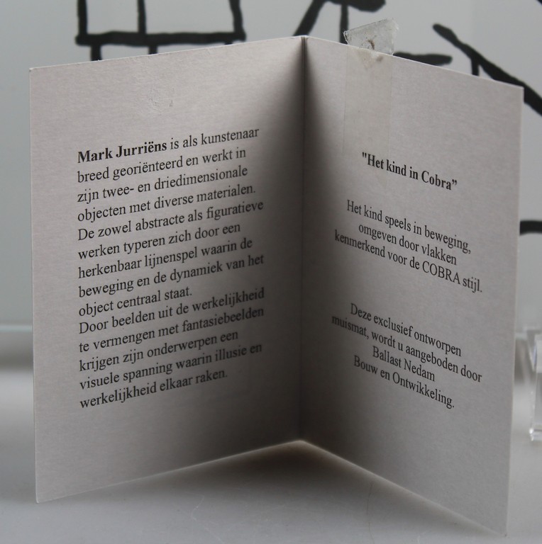 Mark Jurriëns "Het kind in Cobra" glazen object kopen? Bied vanaf 15!