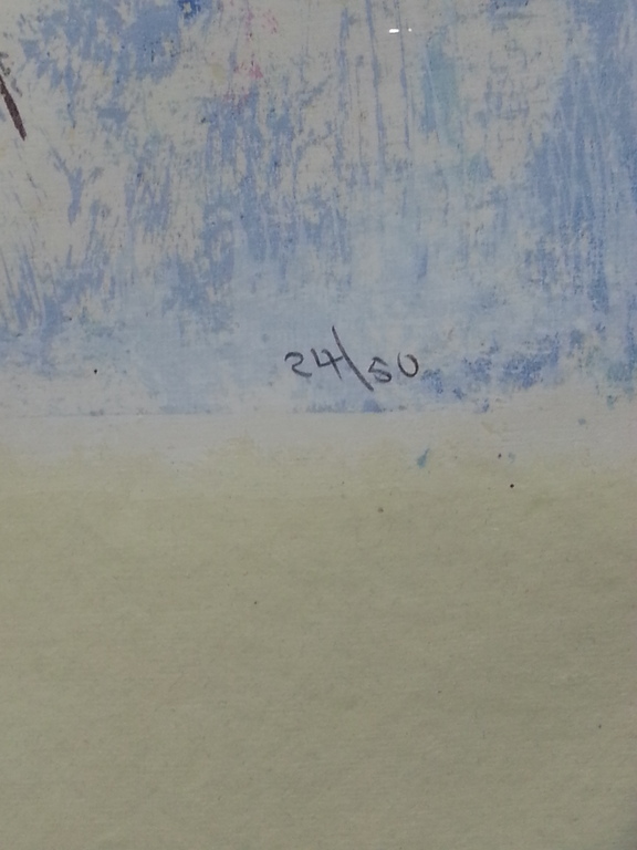 Gerard 't Hart zeefdruk in lijst. titel  kopen? Bied vanaf 50!