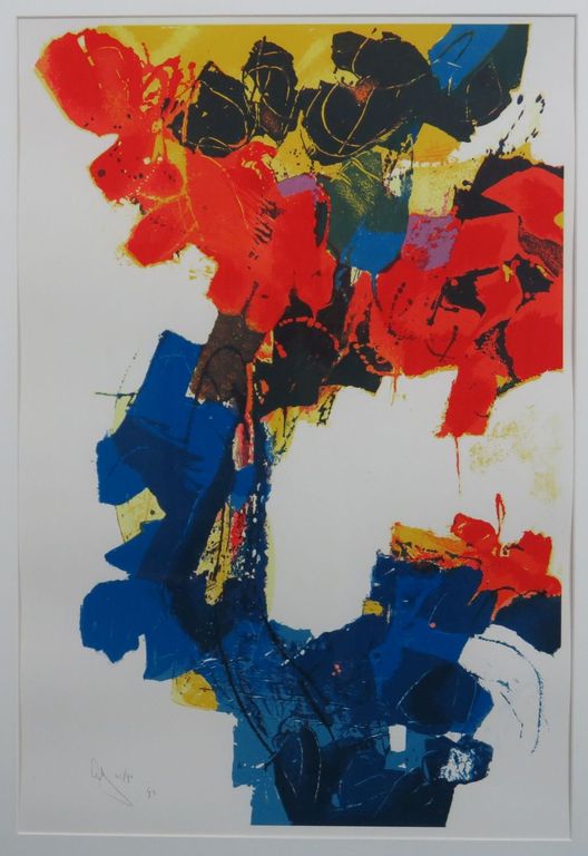 Arty Grimm: Zeefdruk, Zonder titel - Ingelijst (Groot) kopen? Bied vanaf 60!