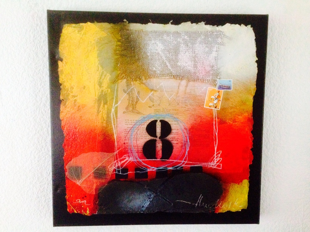 Theo koster , gemengde techniek op linnen , titel traces 4 kopen? Bied vanaf 1!