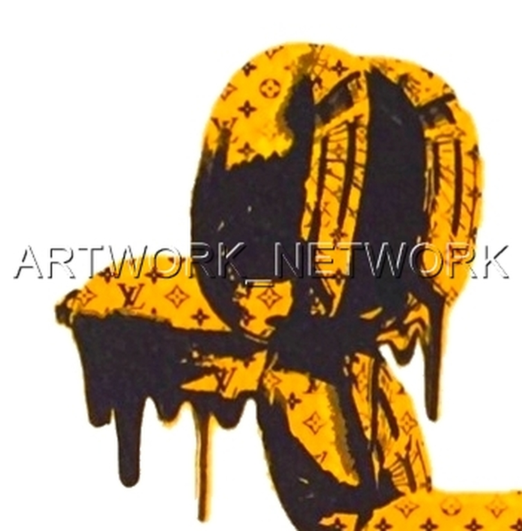DEATH NYC "Dog" Yellow - n° A/P - Signed with COA (Edition Artist Proof) kopen? Bied vanaf 1!