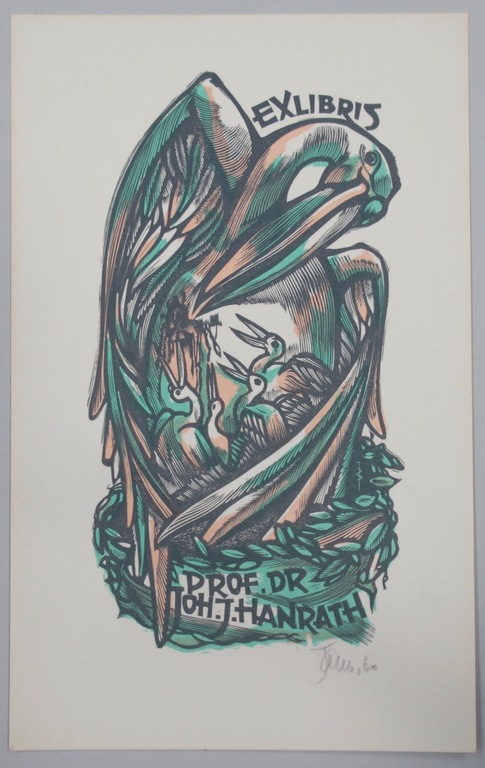 Lot met 12 items (Ex-libris), van o.a. Jan Battermann kopen? Bied vanaf 1!