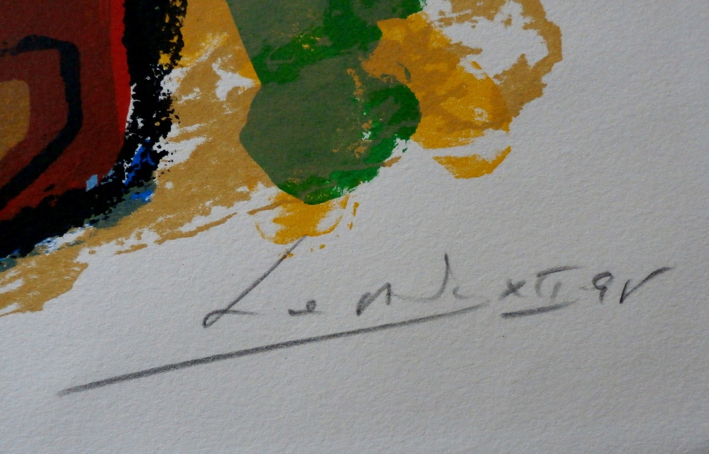 John Lie a Fo - zeefdruk: Le Chat Rouge - 1988 kopen? Bied vanaf 40!