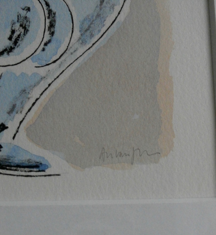 Arie van Geest - gemengde techniek - 1985 - uit de collectie van Gerard Reve kopen? Bied vanaf 50!