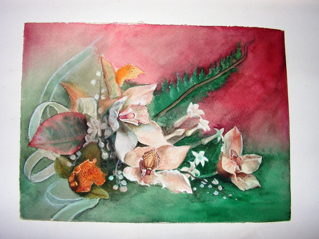 Aquarel  -  boeket orchideën kopen? Bied vanaf 1!
