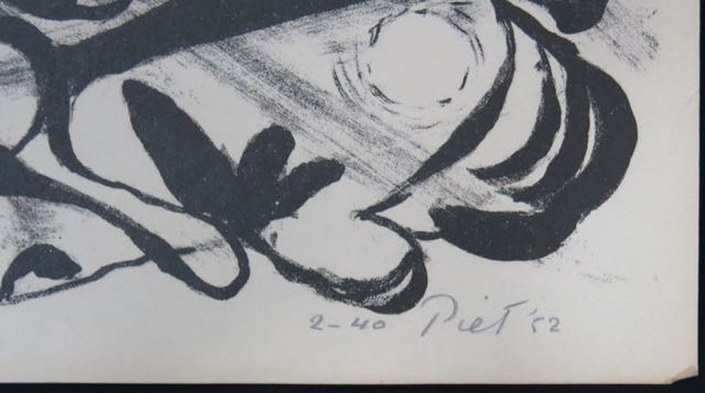 Piet van Stuivenberg: Litho, Zonder Titel (Creatie 1952) kopen? Bied vanaf 1!