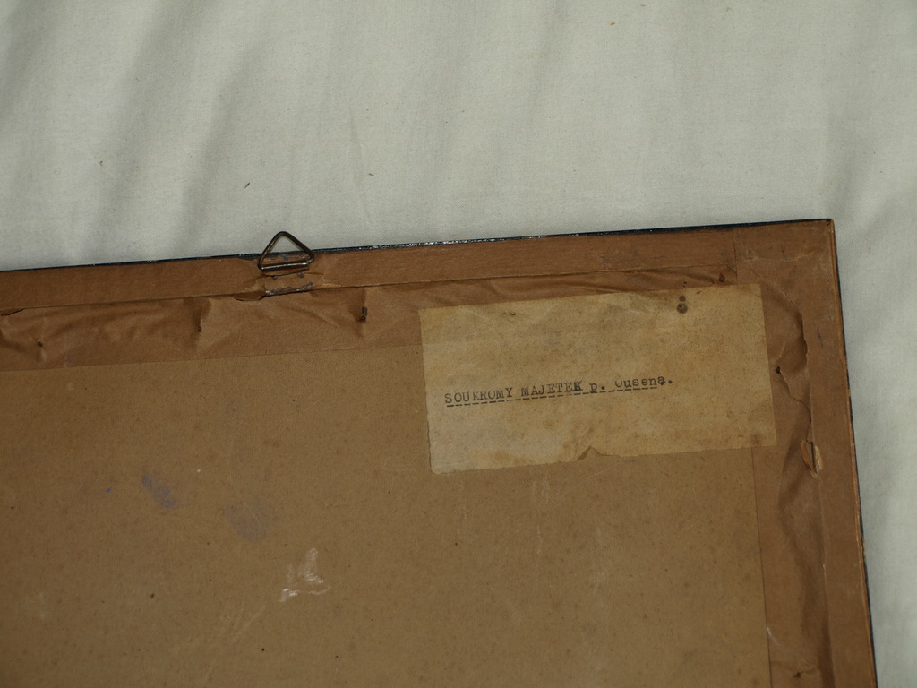 Onbekend : Ets – Straatje – Gesigneerd & ingelijst – Oud kopen? Bied vanaf 1!