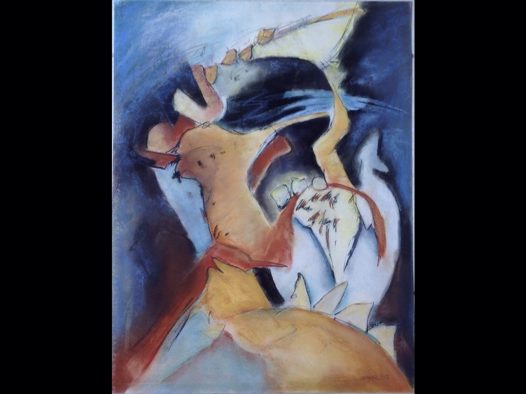 Saniye Bildircin : Pastel / inkt op papier, z.t.  kopen? Bied vanaf 1!
