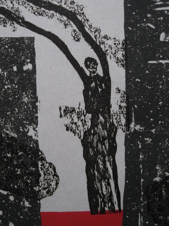 Amsterdamse Limburger" Jef Diederen  kleurenlitho "de Val" gesigneerd ca. 1970 kopen? Bied vanaf 1!