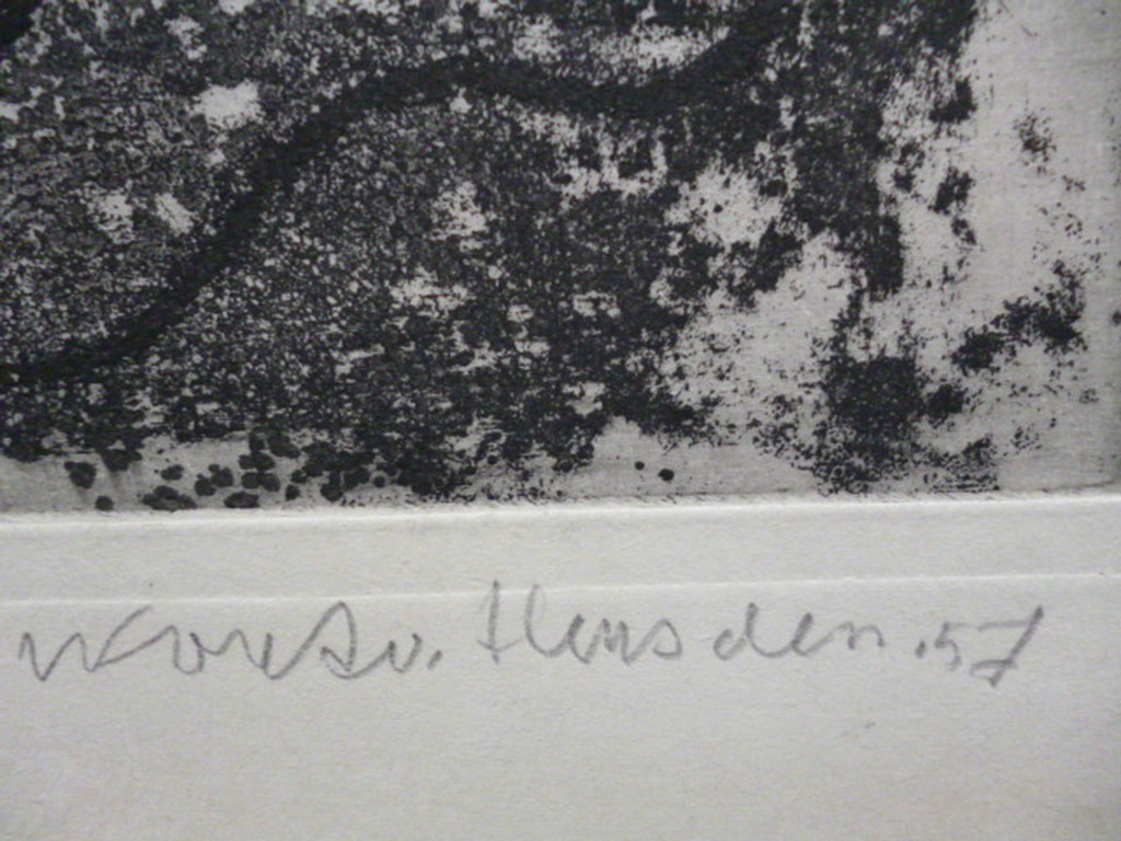 Wout van Heusden - ets - Abstract kopen? Bied vanaf 45!