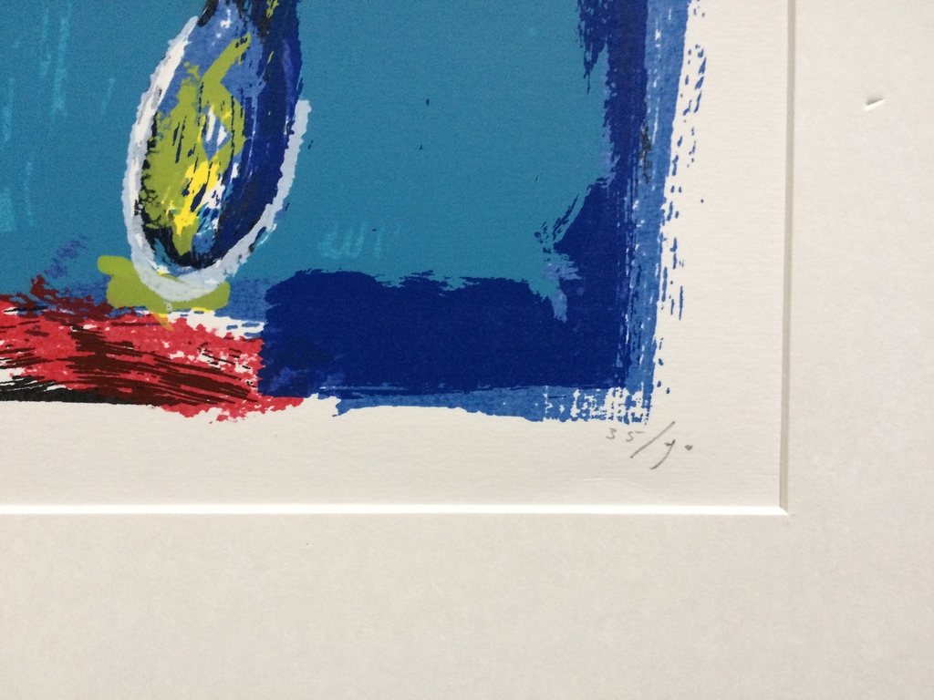 Piet Warffemius, zeefdruk 'a propos de l'amour', 1988: 35/90 kopen? Bied vanaf 45!