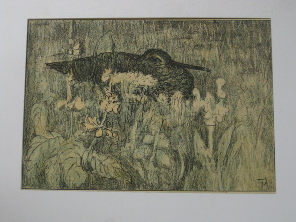 Theo van Hoytema 1863-1917 originele litho 1906 "Grutto" gesigneerd  kopen? Bied vanaf 1!