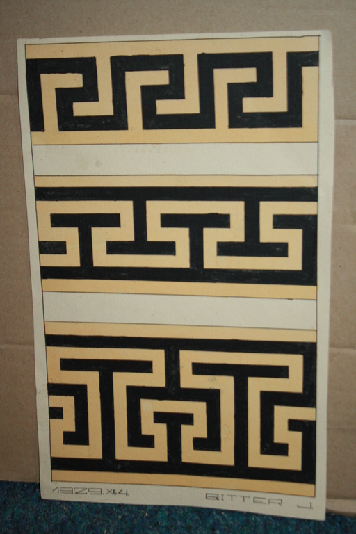 ABSTRACT ONTWERP VAN BITTER  -  1929 CUBISME kopen? Bied vanaf 1!