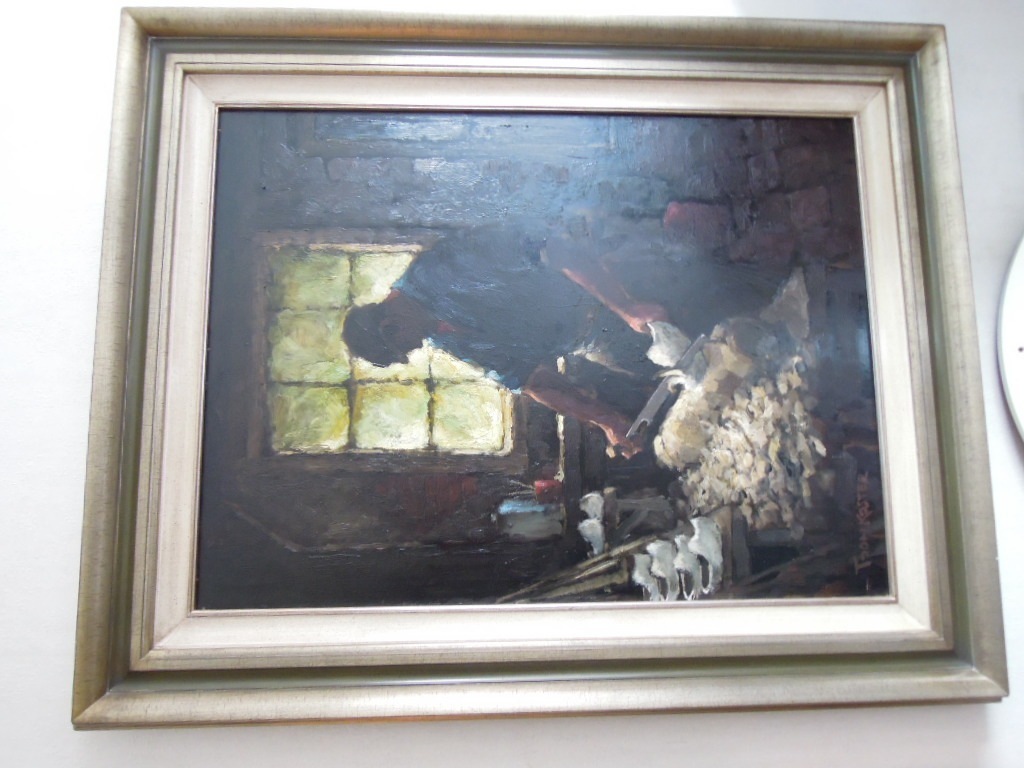 Toon Koster, Olieverf op paneel, De Klompenmaker kopen? Bied vanaf 1250!